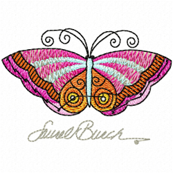 Butterfly Embroidery Design 7